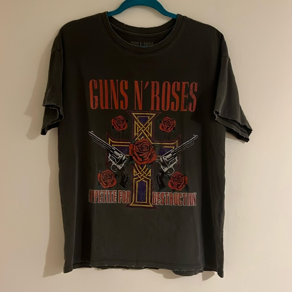Guns & Roses official vintage band tour T-shirt